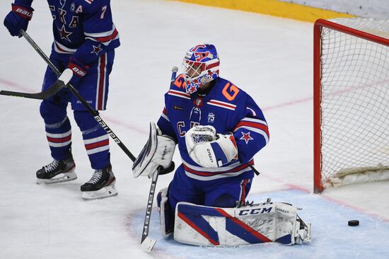 Хоккей. КХЛ. Матч СКА - "Металлург"