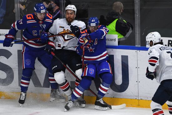 Хоккей. КХЛ. Матч СКА - "Металлург"