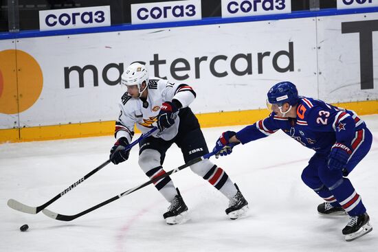 Хоккей. КХЛ. Матч СКА - "Металлург"