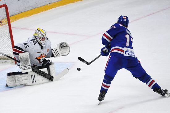 Хоккей. КХЛ. Матч СКА - "Металлург"