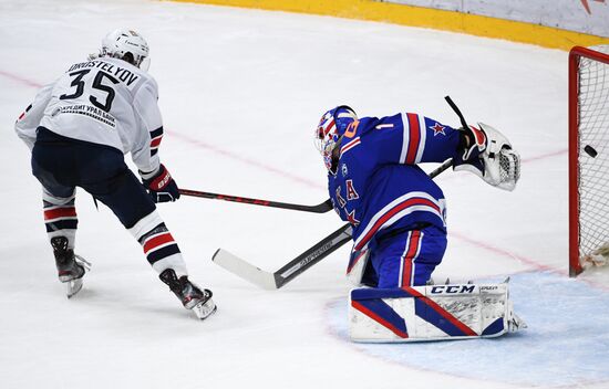 Хоккей. КХЛ. Матч СКА - "Металлург"