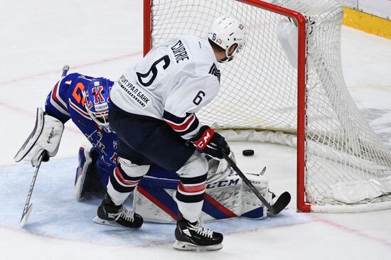 Хоккей. КХЛ. Матч СКА - "Металлург"