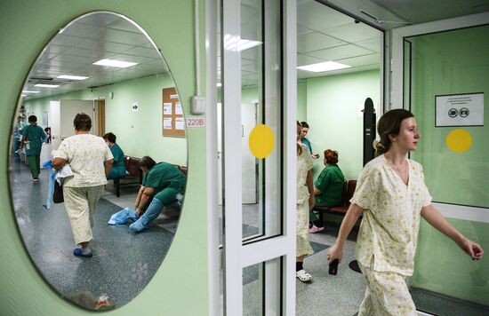 Лечение пациентов от COVID-19 в ГКБ № 15 им. Филатова