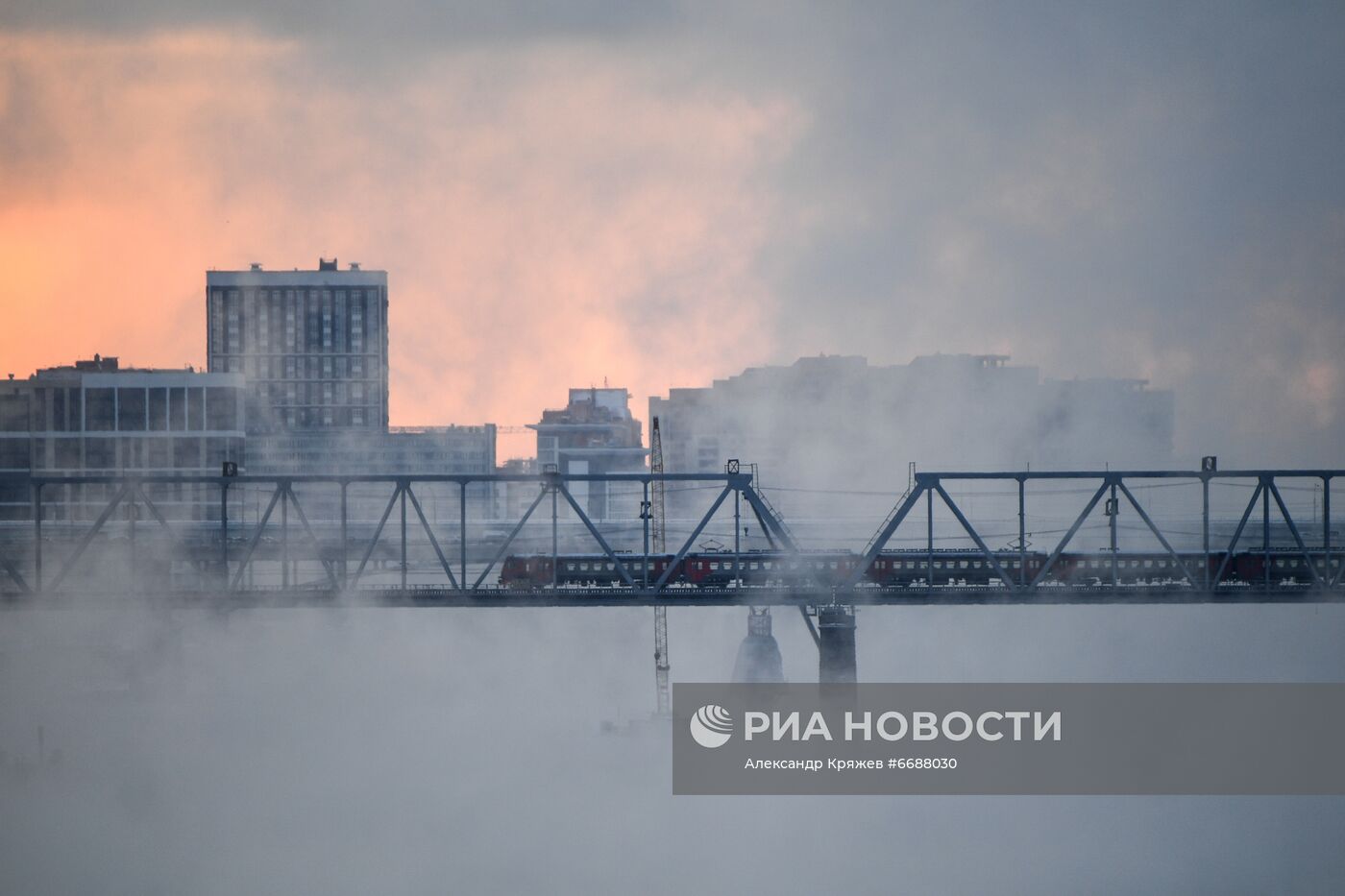 Первые морозы в Новосибирске