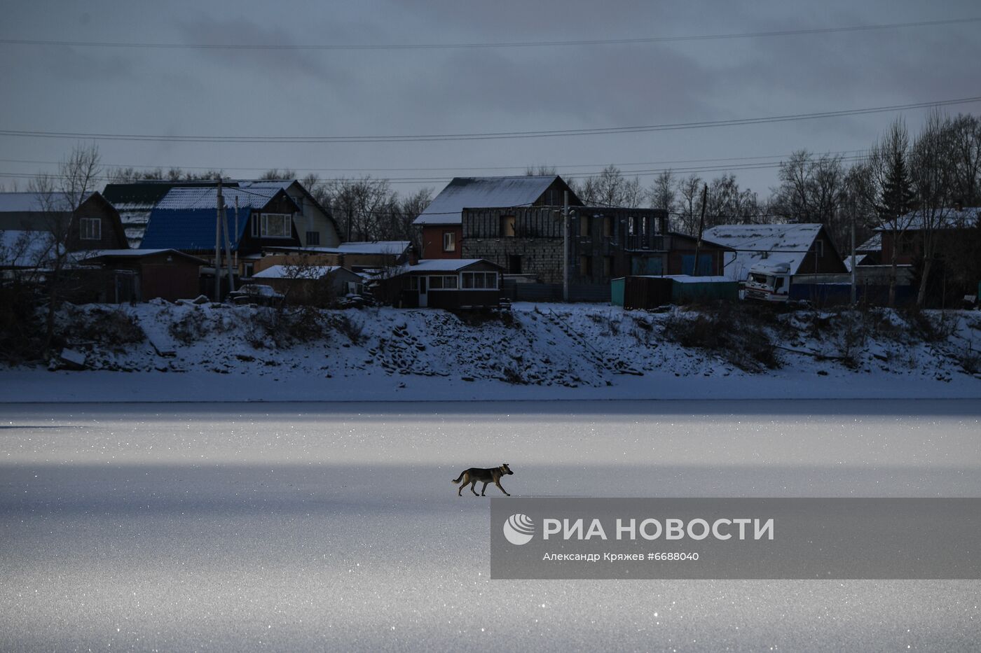 Первые морозы в Новосибирске