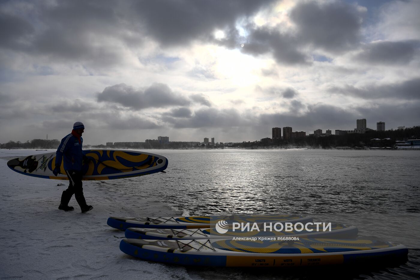 Первые морозы в Новосибирске