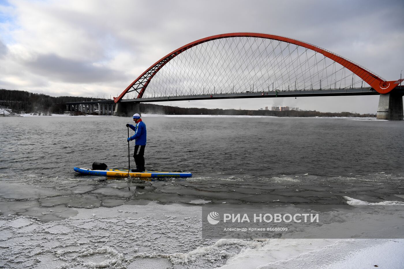 Первые морозы в Новосибирске