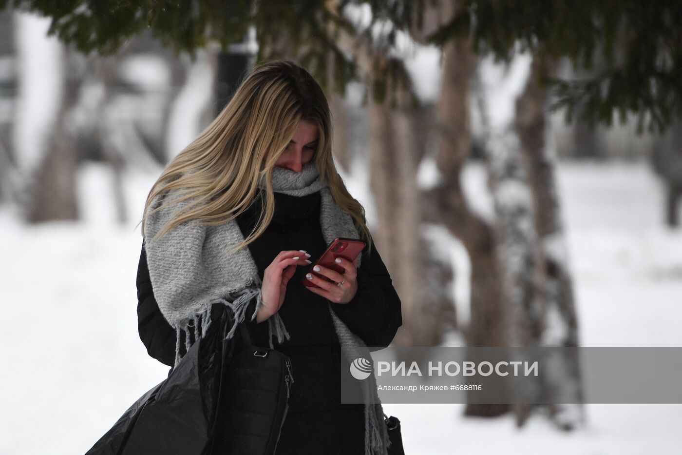 Первые морозы в Новосибирске