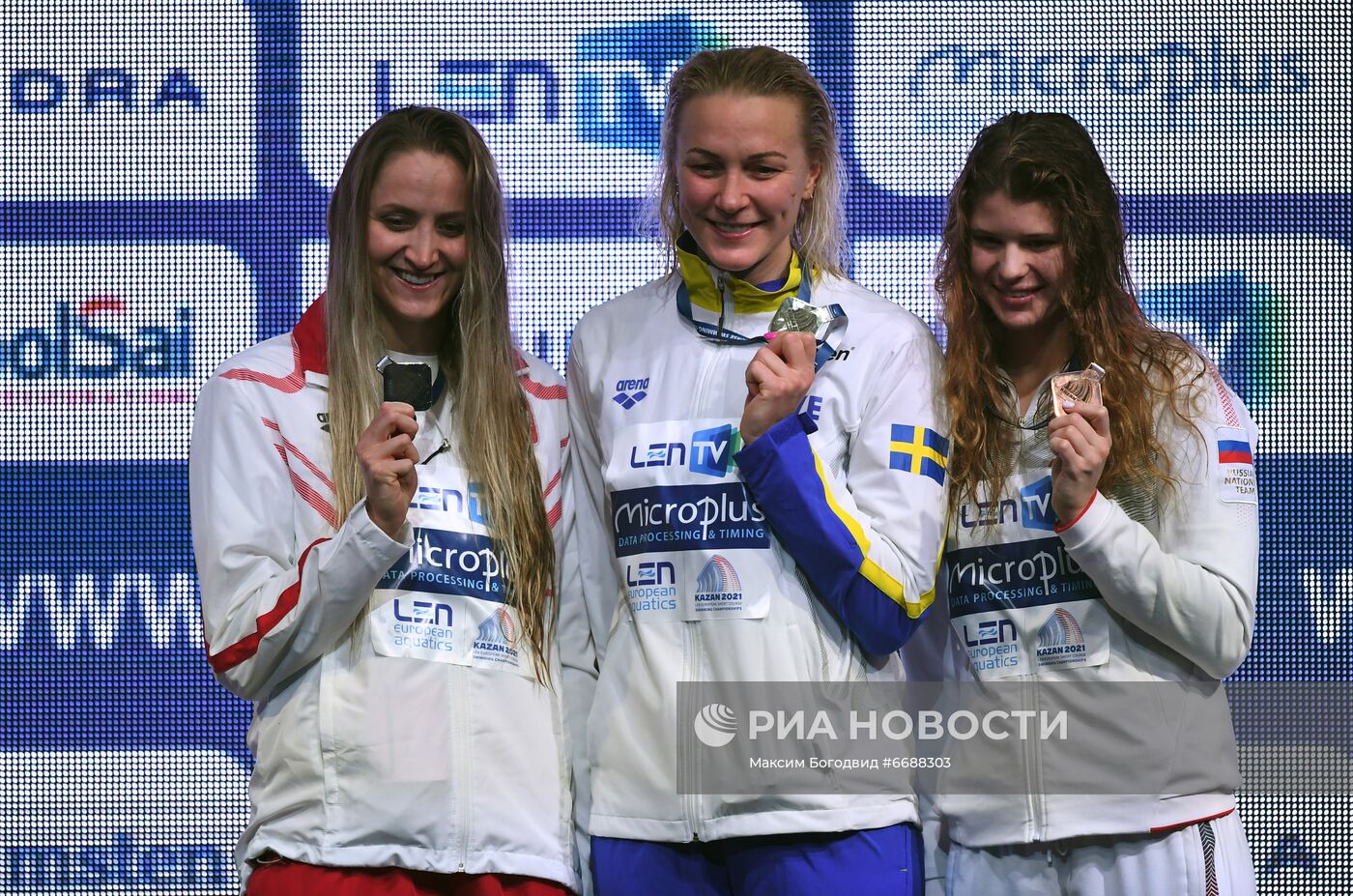 Плавание. Чемпионат Европы. Второй день