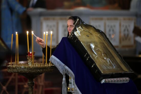 Божественная литургия в праздник Казанской иконы Божией Матери