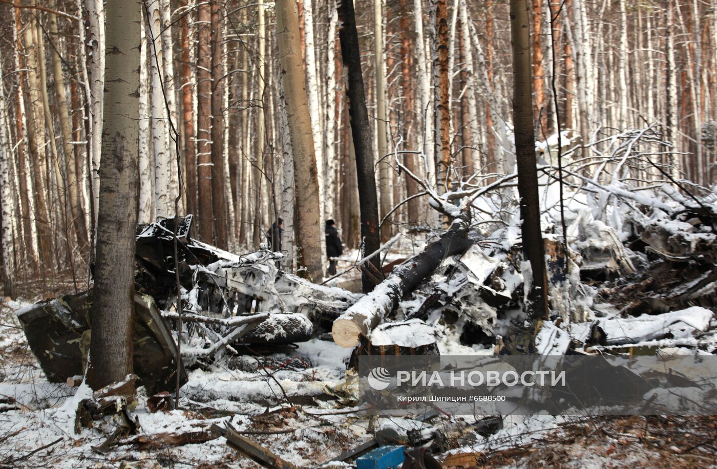 Самолёт Ан-12 разбился в Иркутской области