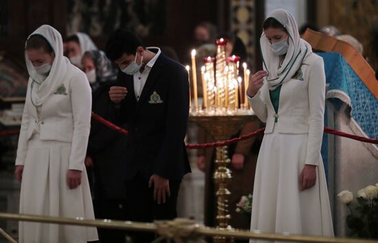 Божественная литургия в праздник Казанской иконы Божией Матери