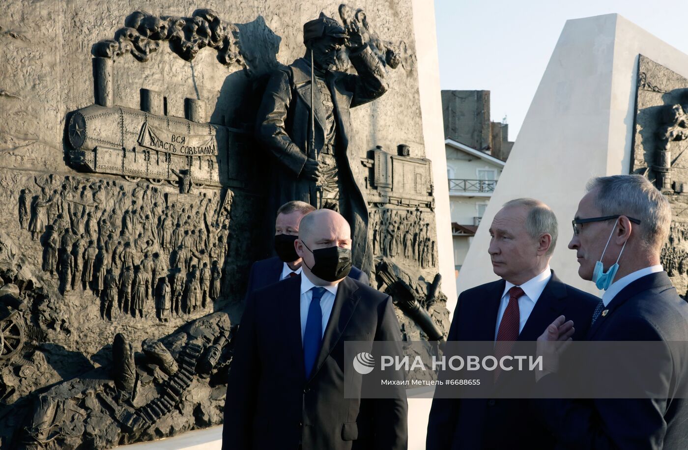 Рабочая поездка президента РФ В. Путина в Крым