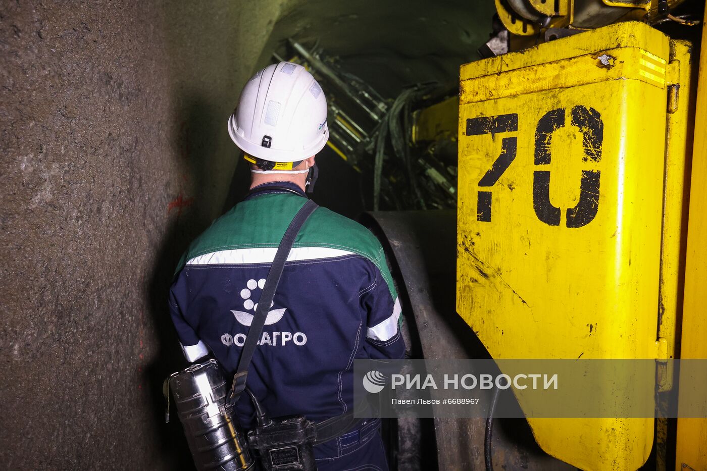 Добыча и переработка апатито-нефелинового концентрата на рудниках компании "ФосАгро"