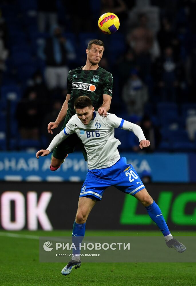 Футбол. РПЛ. Матч "Динамо" - "Краснодар"