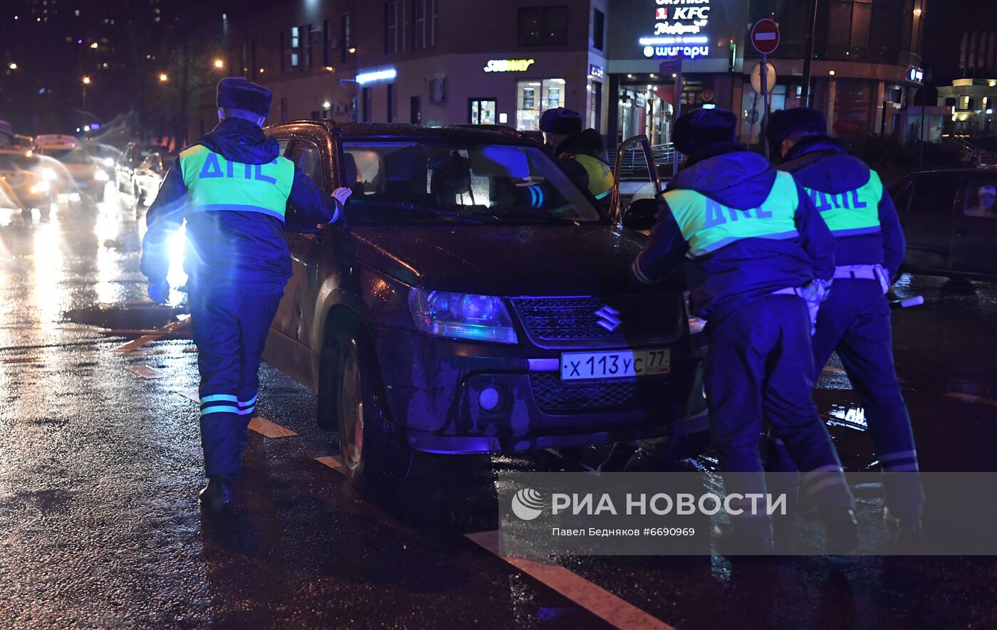 Рейд по выявлению нетрезвых водителей