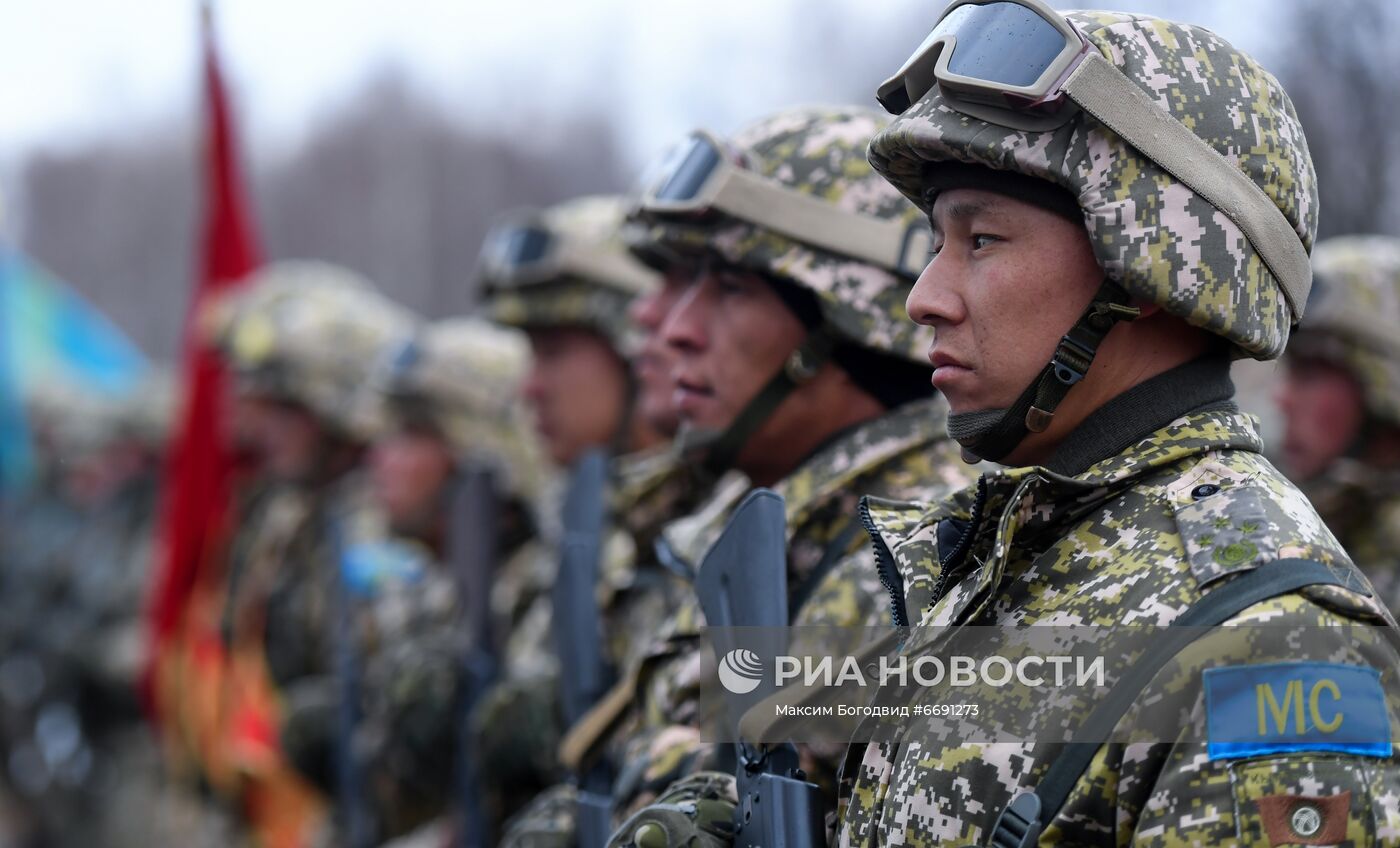 Открытие миротворческих учений стран ОДКБ "Нерушимое братство - 2021" 