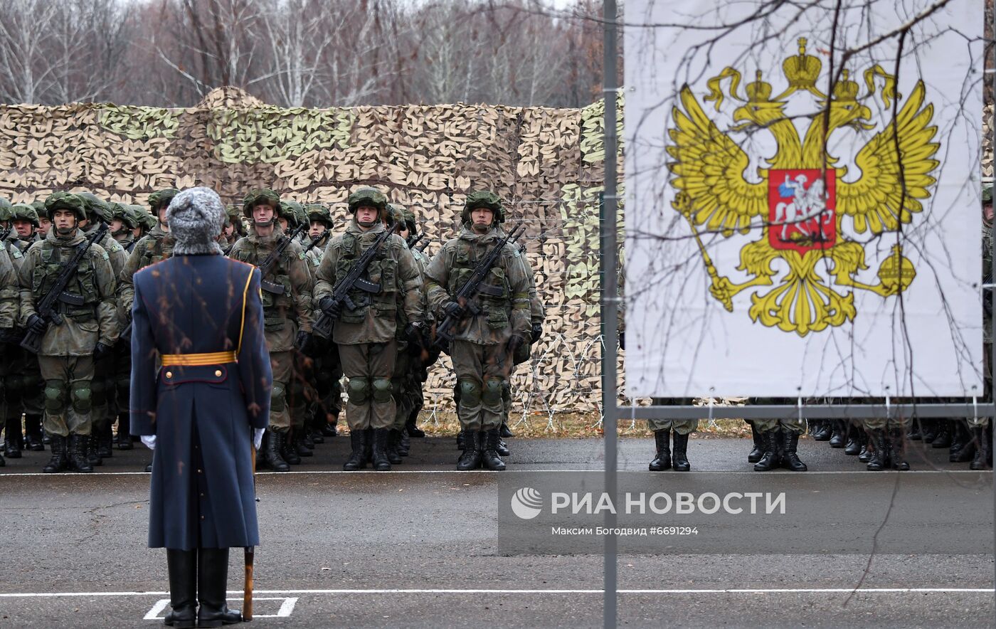 Открытие миротворческих учений стран ОДКБ "Нерушимое братство - 2021" 