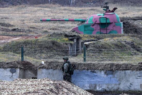 Открытие миротворческих учений стран ОДКБ "Нерушимое братство - 2021" 