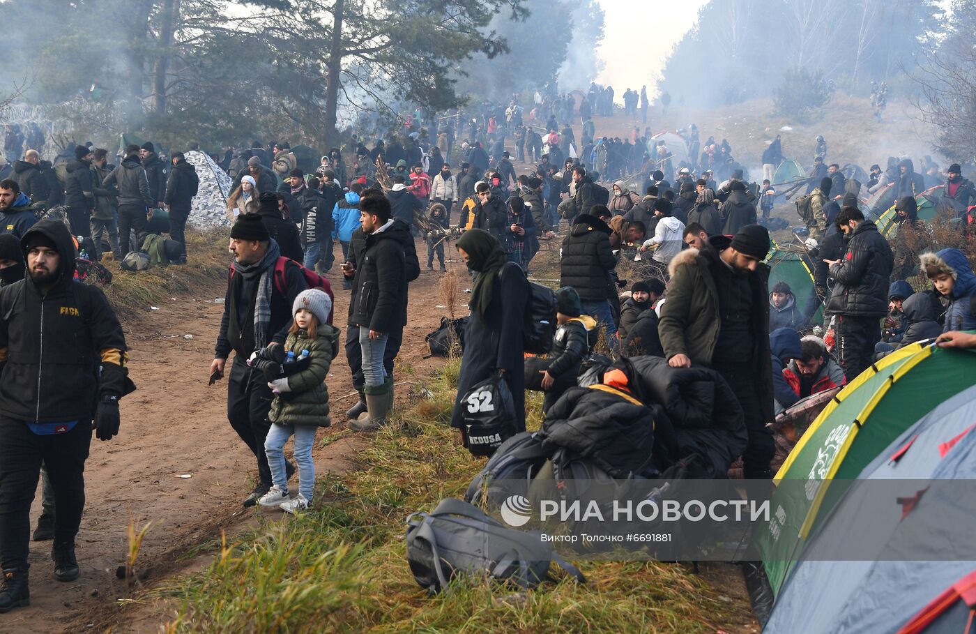 Ситуация на белорусско-польской границе