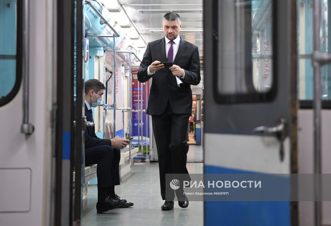 Запуск тематического поезда метро "Дальневосточный экспресс"