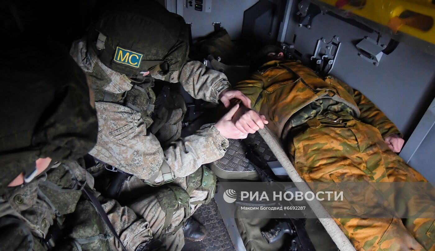 Миротворчекие учения стран ОДКБ "Нерушимое братство - 2021". День второй