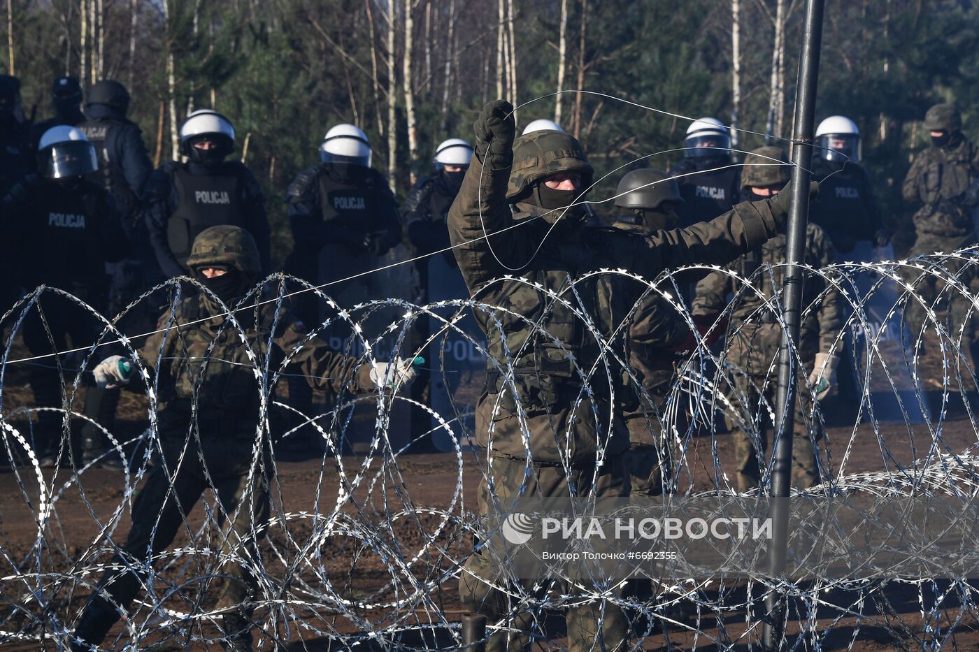Ситуация на белорусско-польской границе