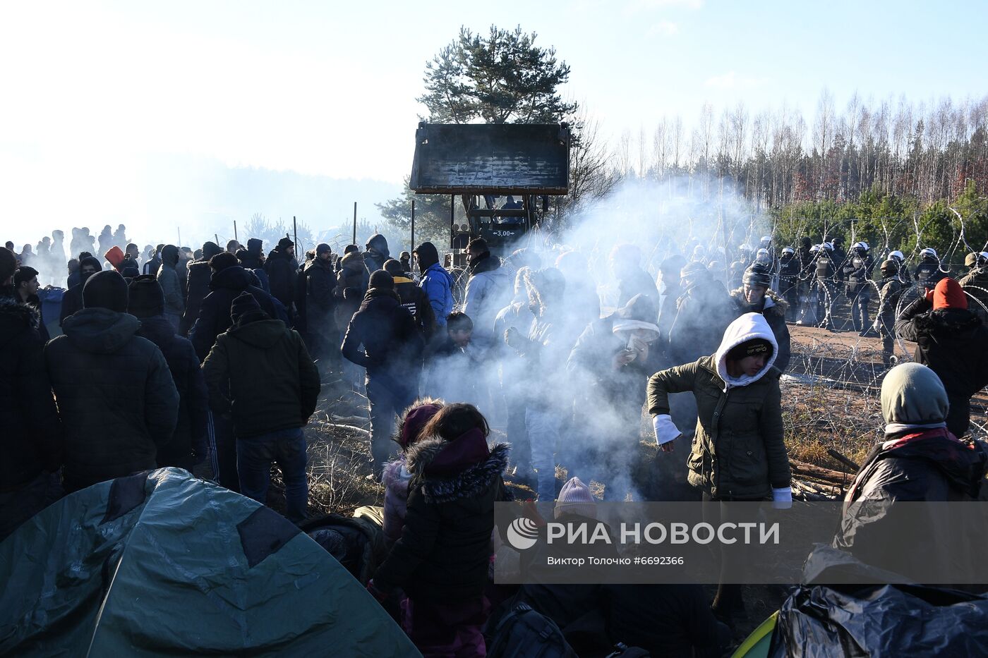 Ситуация на белорусско-польской границе