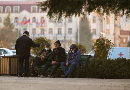 Город Степанакерт в Нагорном Карабахе