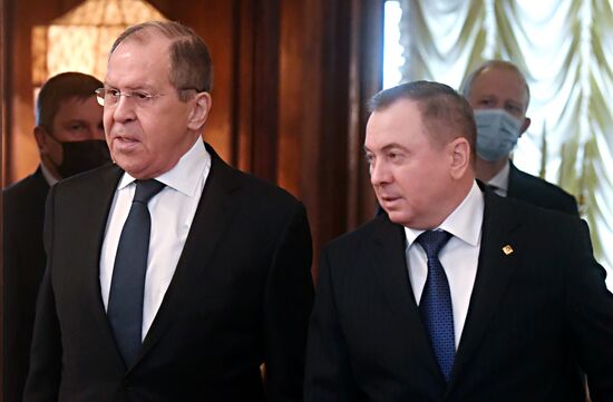 Заседание коллегий МИД России и МИД Белоруссии с участием С. Лаврова и В. Макея