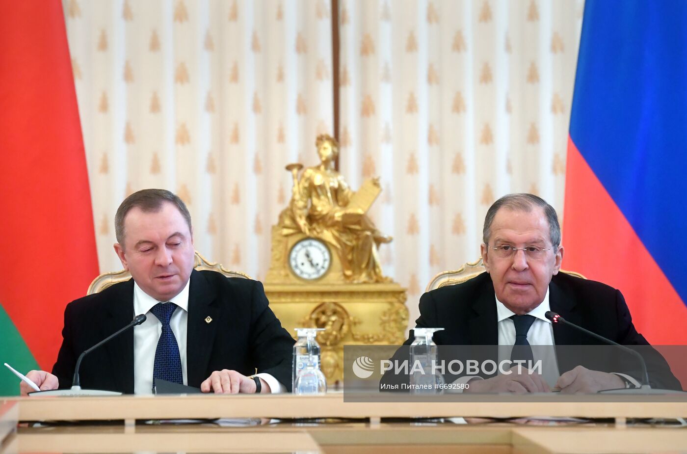 Заседание коллегий МИД России и МИД Белоруссии с участием С. Лаврова и В. Макея