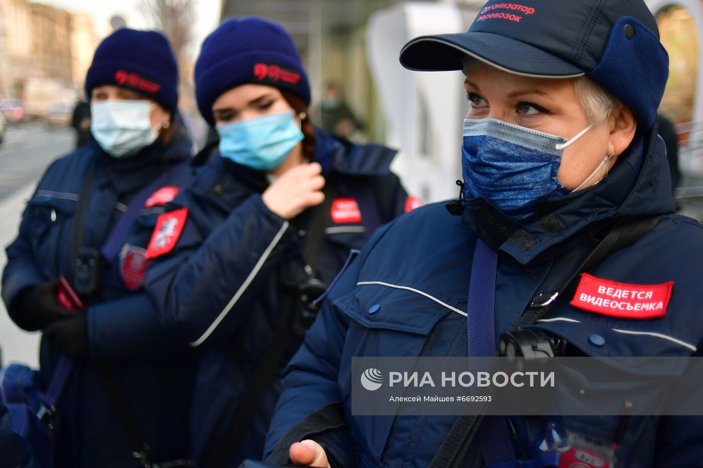 Контроль соблюдения масочного режима пассажирами в общественном транспорте 