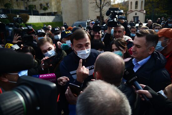 Акции сторонников М. Саакашвили в Тбилиси