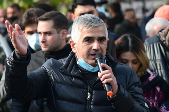 Акции сторонников М. Саакашвили в Тбилиси