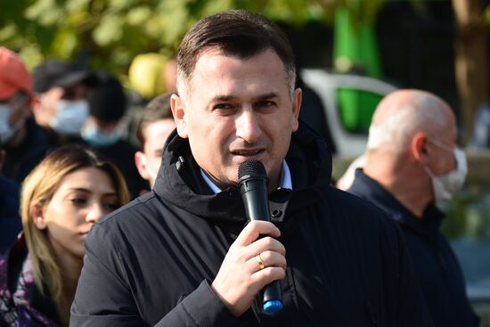 Акции сторонников М. Саакашвили в Тбилиси