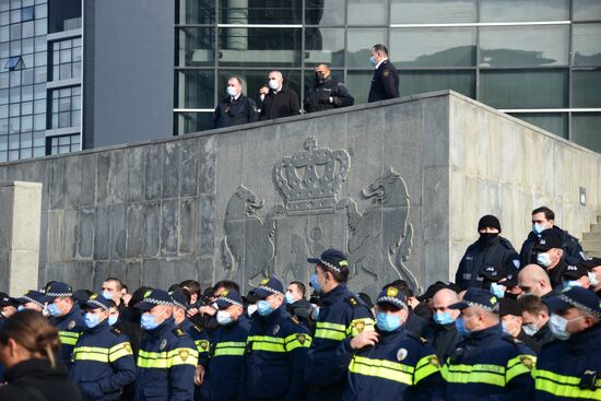 Акции сторонников М. Саакашвили в Тбилиси