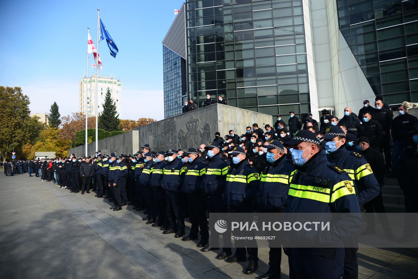 Акции сторонников М. Саакашвили в Тбилиси