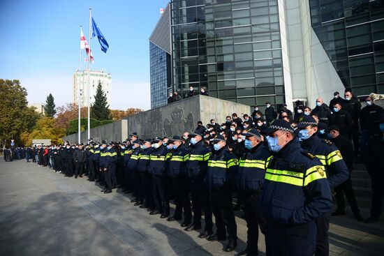 Акции сторонников М. Саакашвили в Тбилиси