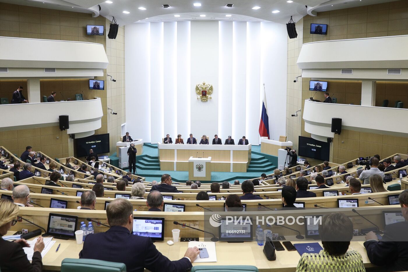 Заседание Совета Федерации РФ