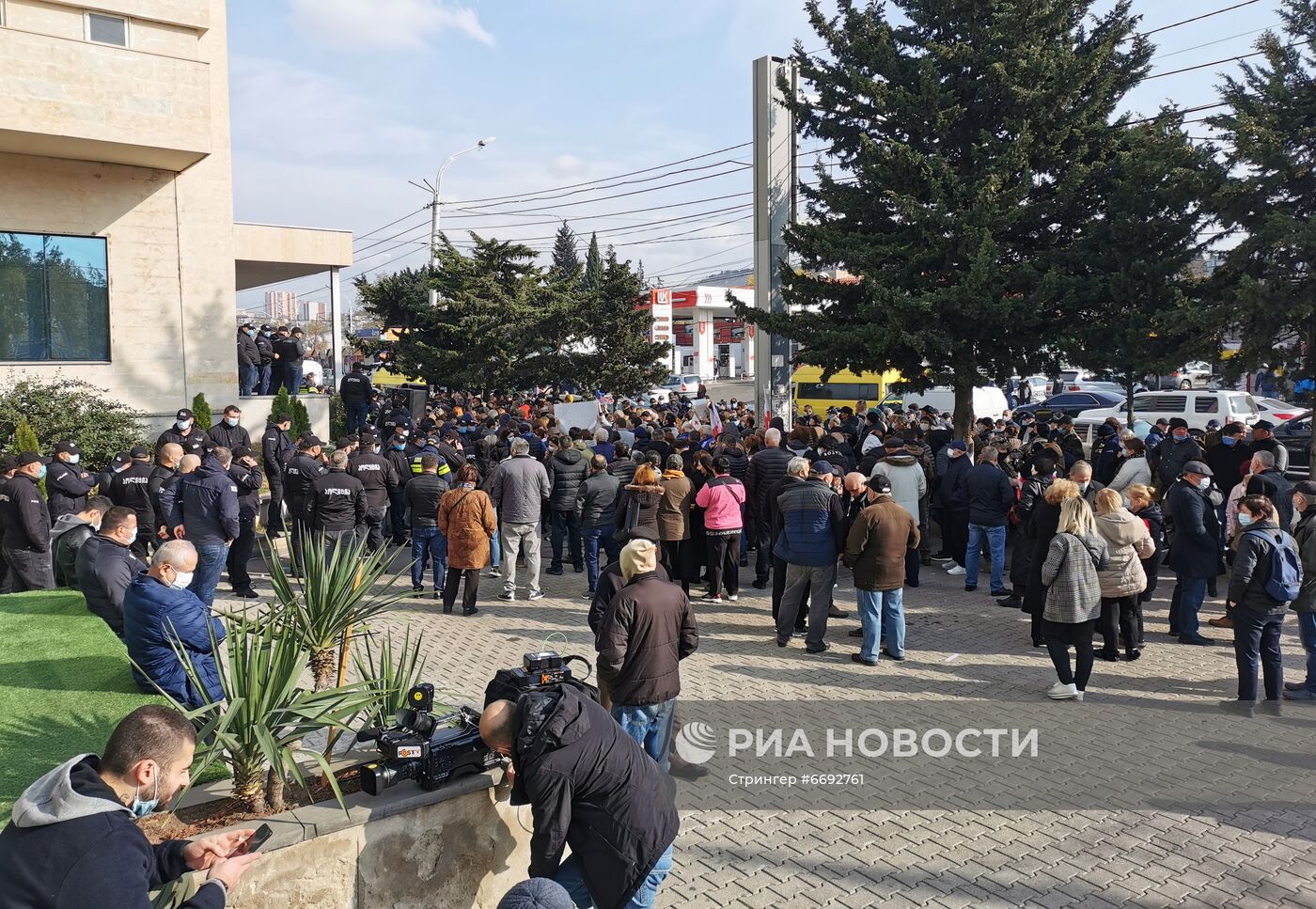 Акции сторонников М. Саакашвили в Тбилиси