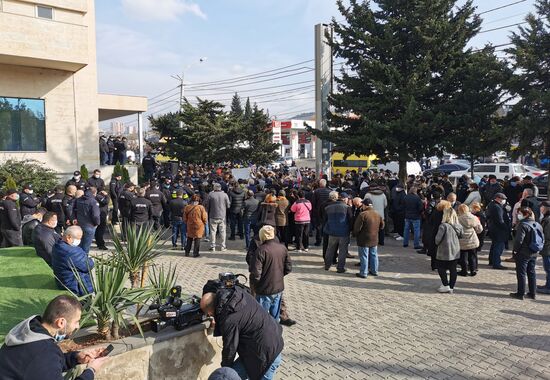 Акции сторонников М. Саакашвили в Тбилиси