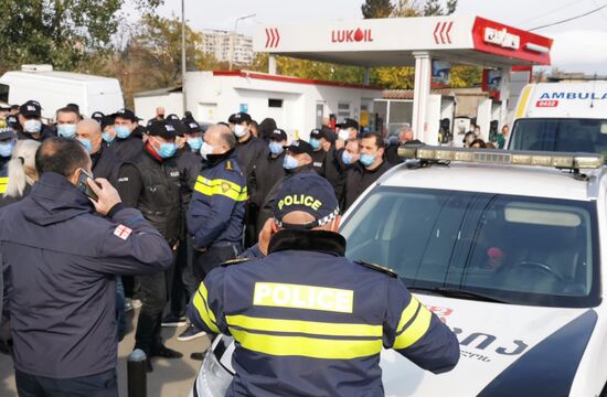 Акции сторонников М. Саакашвили в Тбилиси