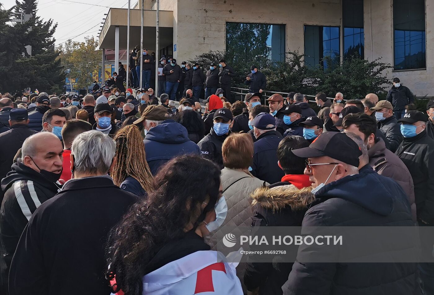 Акции сторонников М. Саакашвили в Тбилиси