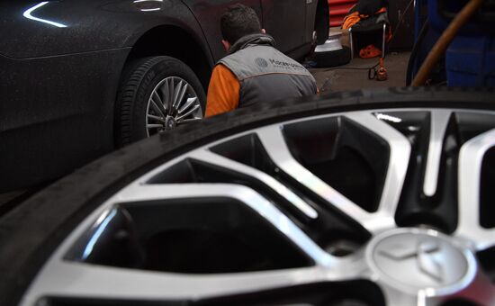 Сезонная замена автомобильной резины