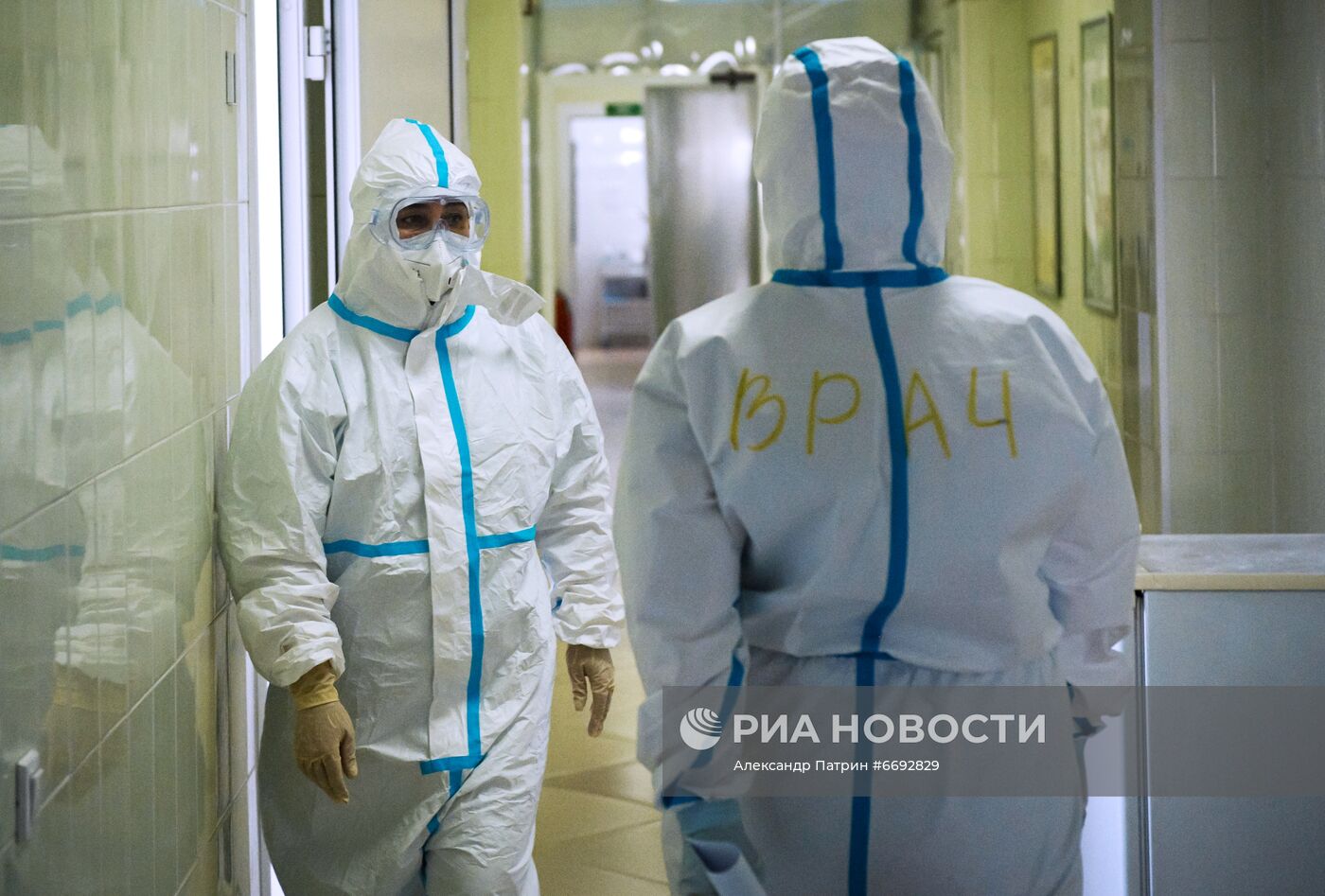 Отделение для пациентов с Covid-19 в Кузбасской клинической больнице им. М. Подгорбунского