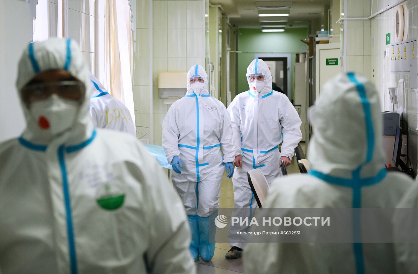 Отделение для пациентов с Covid-19 в Кузбасской клинической больнице им. М. Подгорбунского