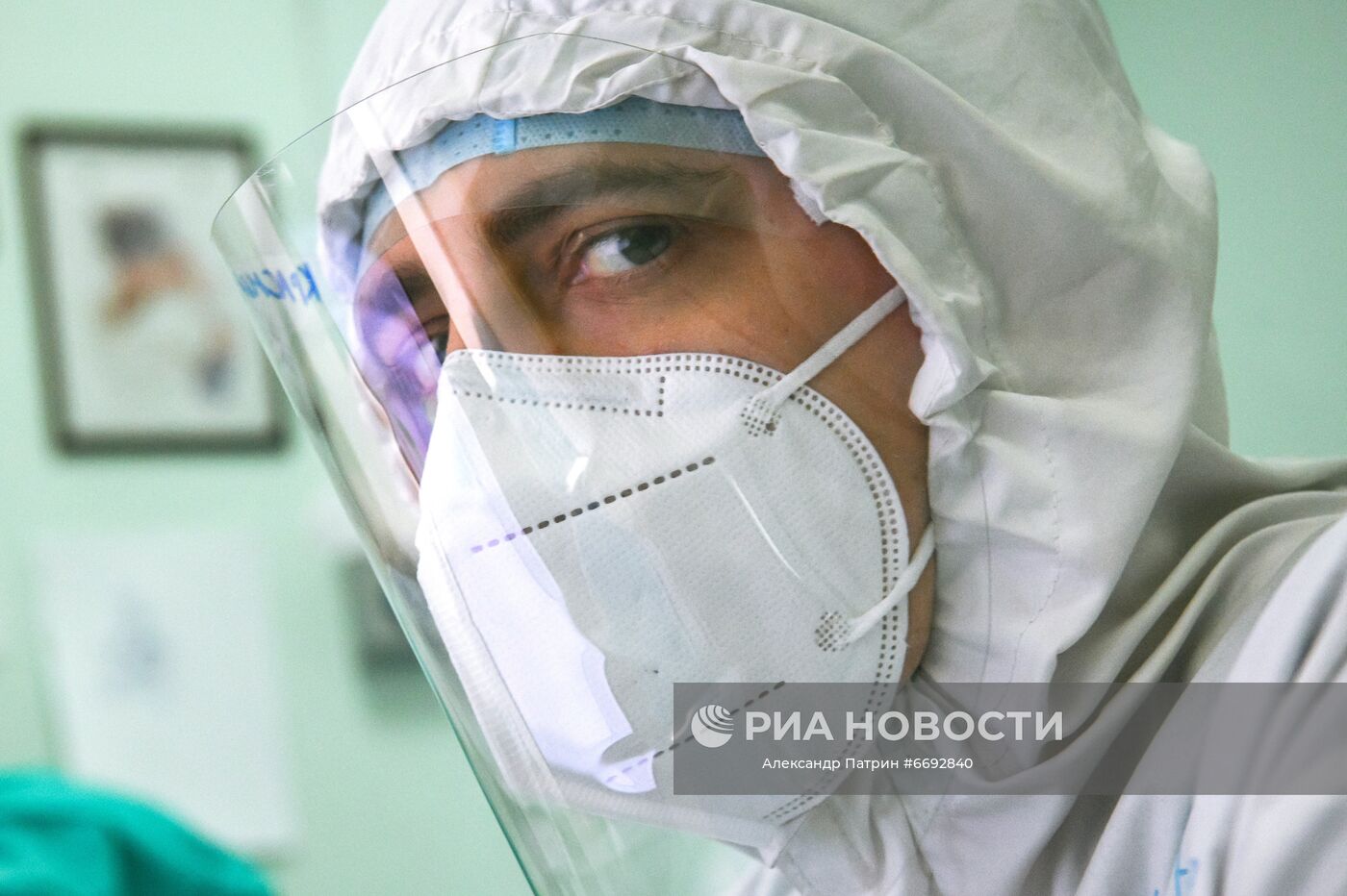 Отделение для пациентов с Covid-19 в Кузбасской клинической больнице им. М. Подгорбунского