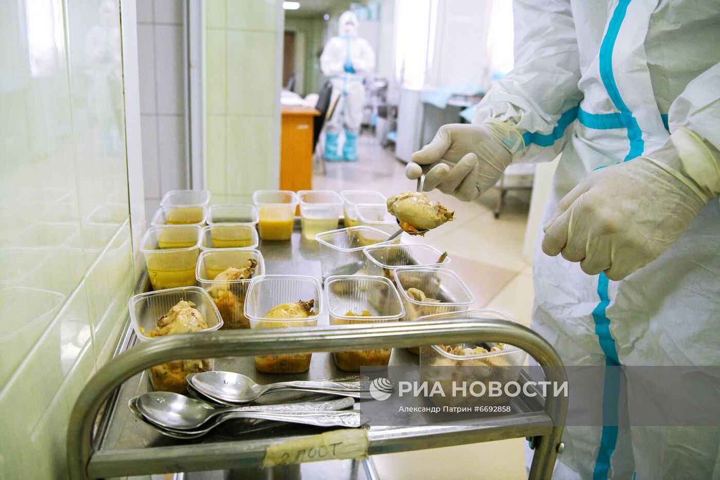 Отделение для пациентов с Covid-19 в Кузбасской клинической больнице им. М. Подгорбунского