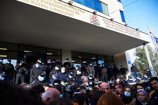 Акции сторонников М. Саакашвили в Тбилиси