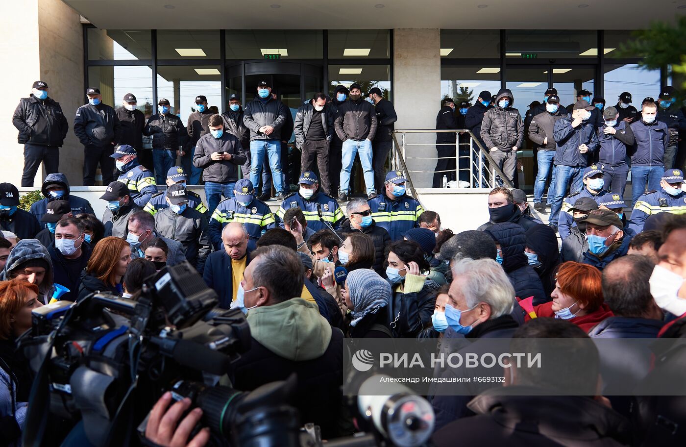 Акции сторонников М. Саакашвили в Тбилиси
